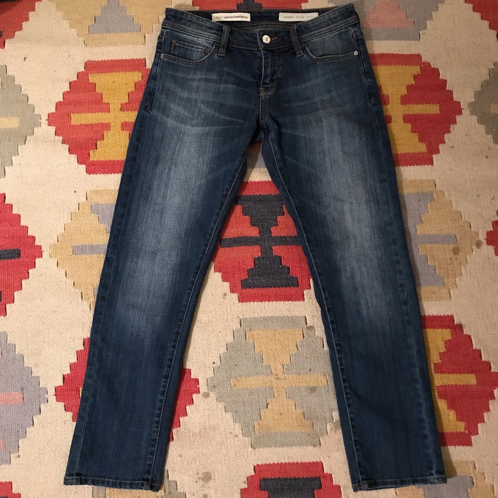 Pilcro and the letterpress Hyphen jeans 26p